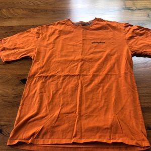 Mens orange Patagonia T-shirt